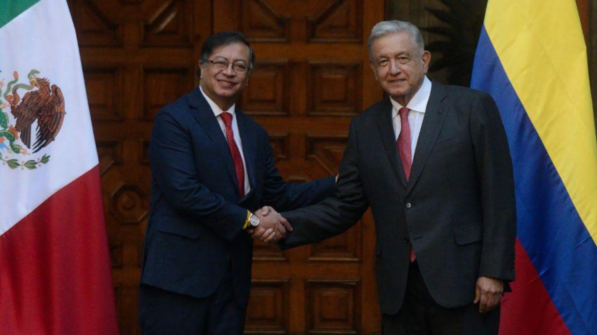 Presidentes de México y Colombia